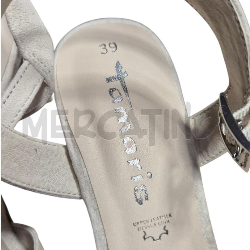 SANDALI DONNA TAMARIS BEIGE SCAM  | Mercatino dell'Usato Carrara 3