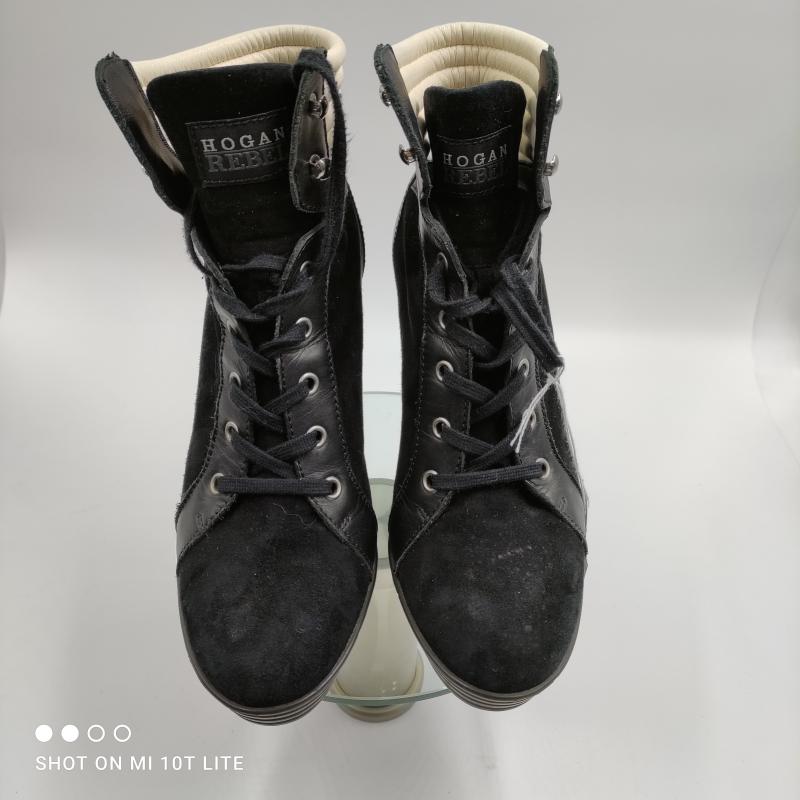 SCARPE DONNA HOGAN REBEL ZEPPA SCAM NERE | Mercatino dell'Usato Carrara