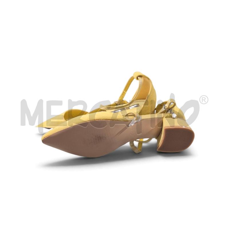 SCARPE DONNA XTI TENTATIONS TACCO BASSO PUNTA GIALLE SCAM | Mercatino dell'Usato Carrara 3