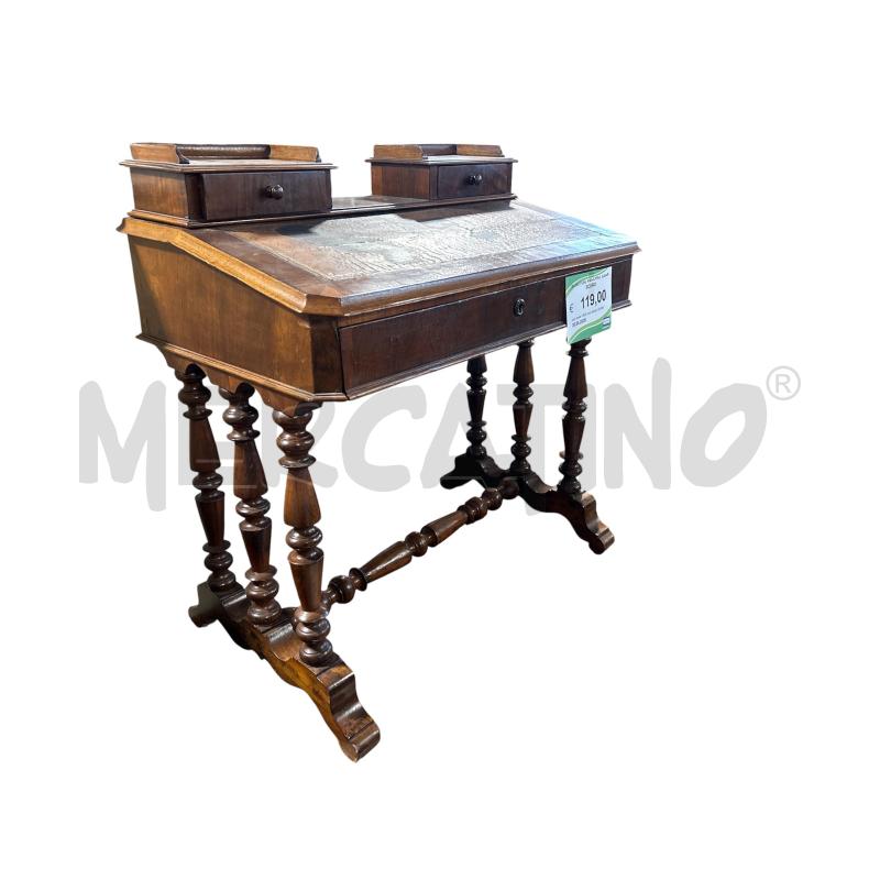 SCRITTOIO VECCHIO LEGNO SCURO | Mercatino dell'Usato Carrara 1