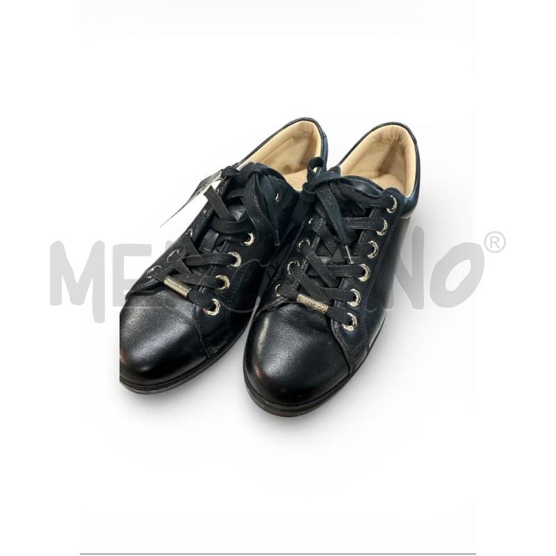 SNEAKERS DONNA JIMMY CHOO NERE PELLE BORCHIETTE STELLE | Mercatino dell'Usato Carrara 2