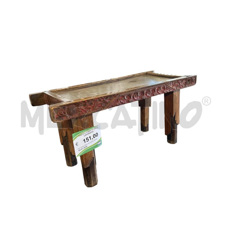 TAVOLO FUMO ETNICO LAVORATO  | Mercatino dell'Usato Carrara 1