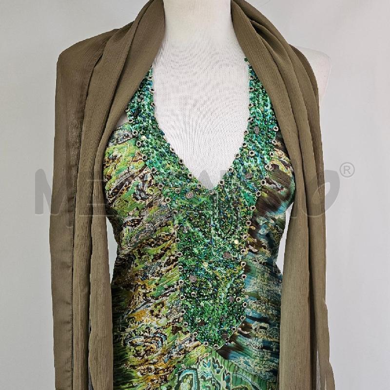 ABITO DONNA ANTILLE VERDE CORALLINI+SCIALL | Mercatino dell'Usato Casoria 2