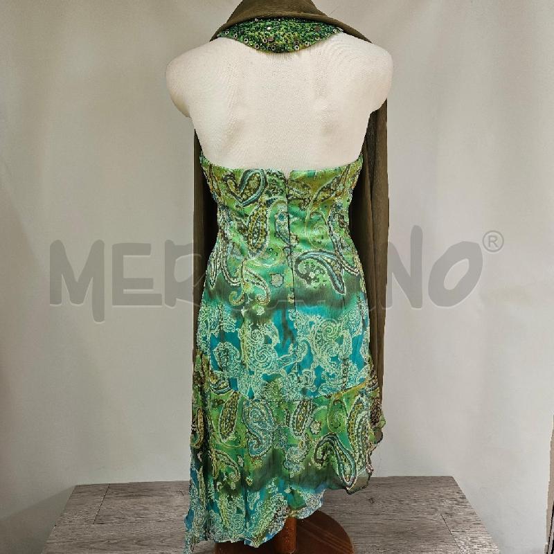 ABITO DONNA ANTILLE VERDE CORALLINI+SCIALL | Mercatino dell'Usato Casoria 4