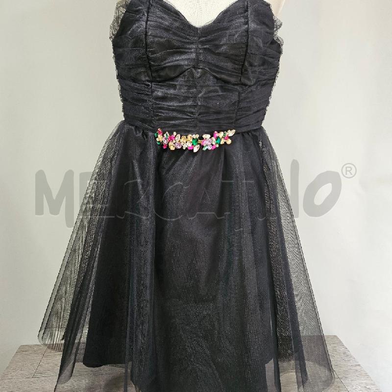 ABITO DONNA COCONUDA NERO VELO STRASS | Mercatino dell'Usato Casoria 1