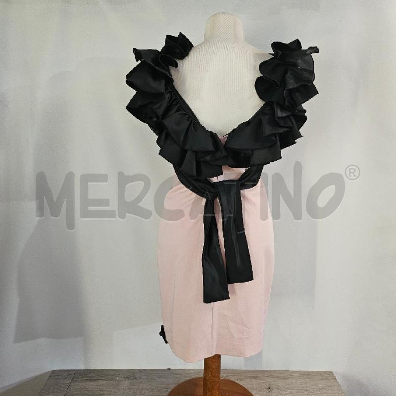 ABITO DONNA JIJIL ROSA VOLANT NERO | Mercatino dell'Usato Casoria 4