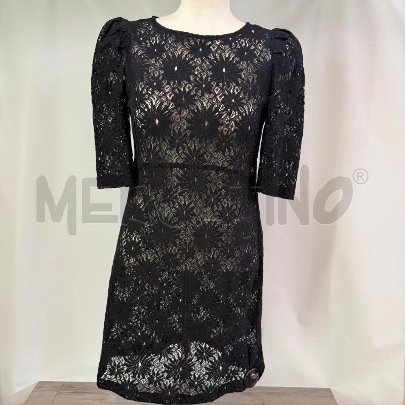 ABITO DONNA MARELLA NERO FIORI | Mercatino dell'Usato Casoria 1