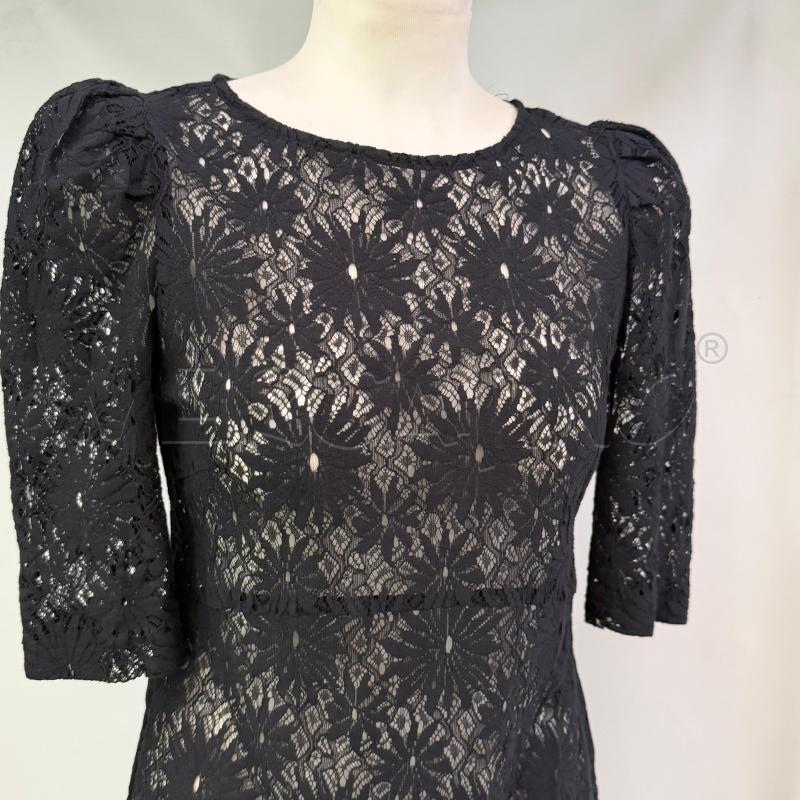 ABITO DONNA MARELLA NERO FIORI | Mercatino dell'Usato Casoria 4