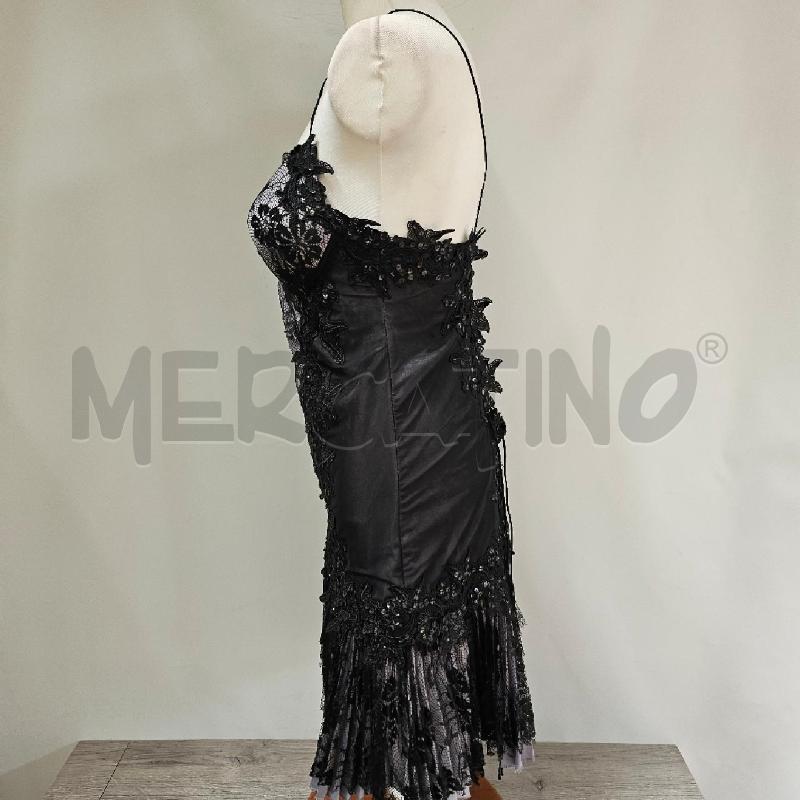 ABITO DONNA MERLETTO PAILLETT NERO | Mercatino dell'Usato Casoria 3