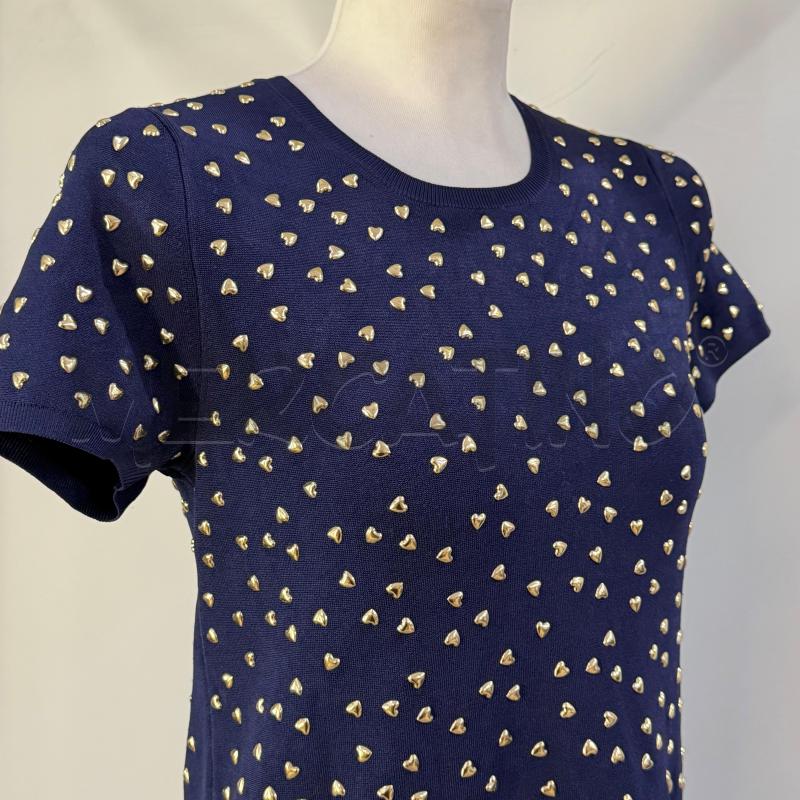 ABITO DONNA M KORS BLU CUORI METALLO | Mercatino dell'Usato Casoria 4