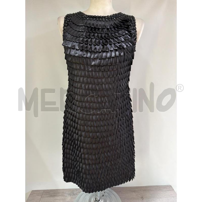 ABITO DONNA NERO LACCETTI PIETRE | Mercatino dell'Usato Casoria 1