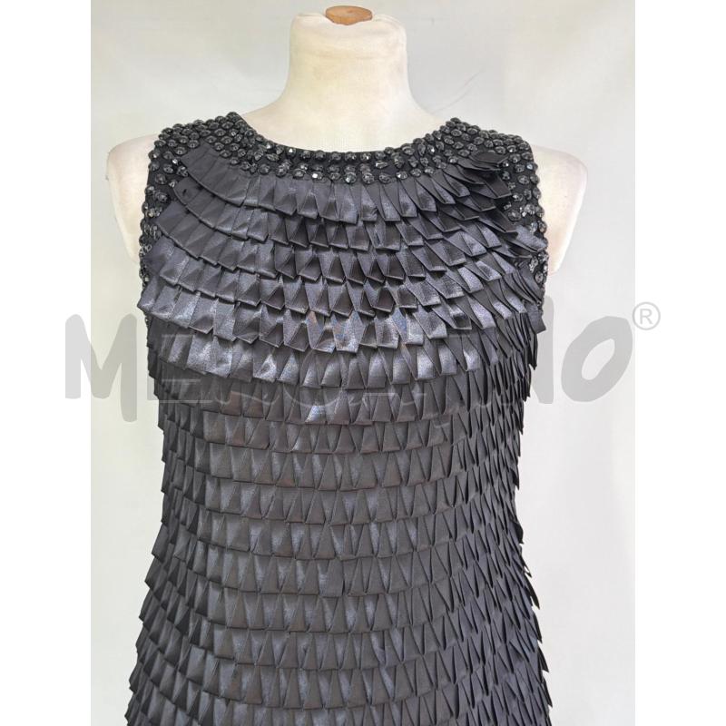 ABITO DONNA NERO LACCETTI PIETRE | Mercatino dell'Usato Casoria 2
