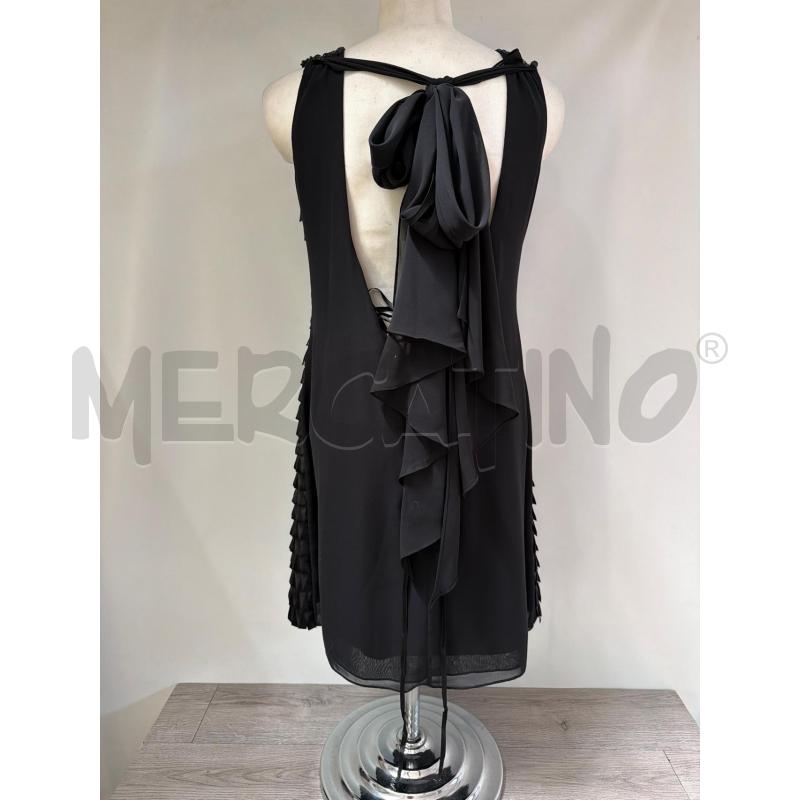 ABITO DONNA NERO LACCETTI PIETRE | Mercatino dell'Usato Casoria 4