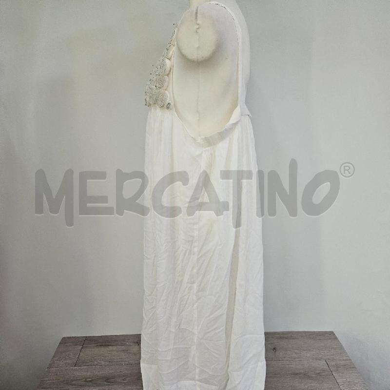 ABITO DONNA TWIN SET BIANCO FIORI STOFFA | Mercatino dell'Usato Casoria 3