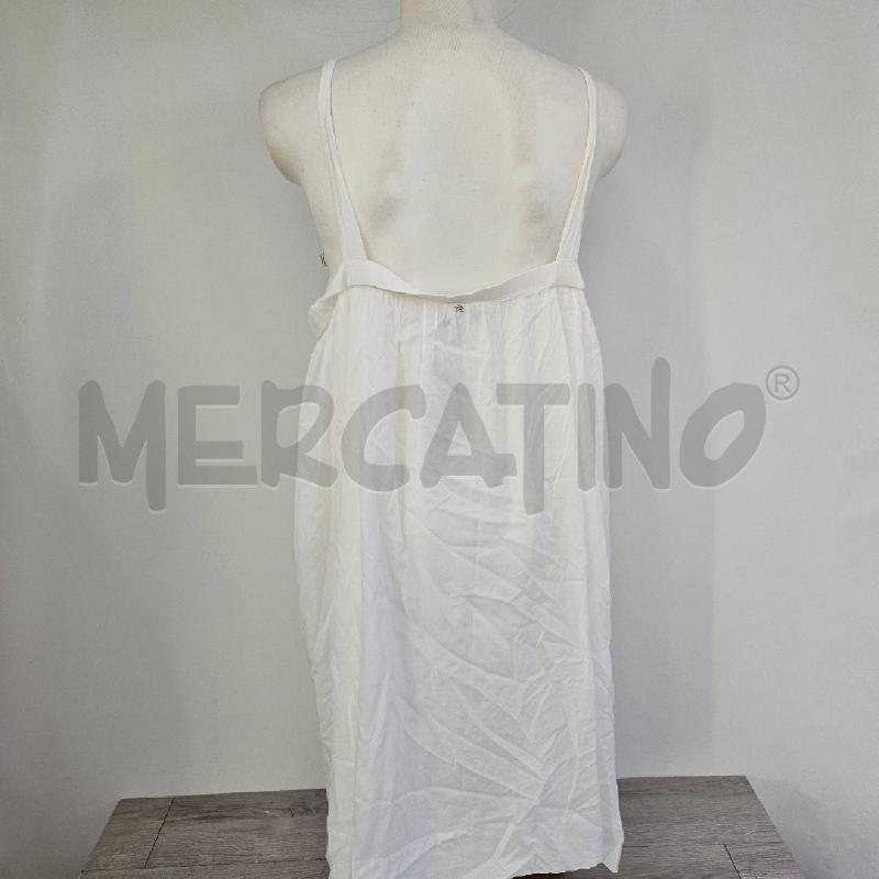 ABITO DONNA TWIN SET BIANCO FIORI STOFFA | Mercatino dell'Usato Casoria 4