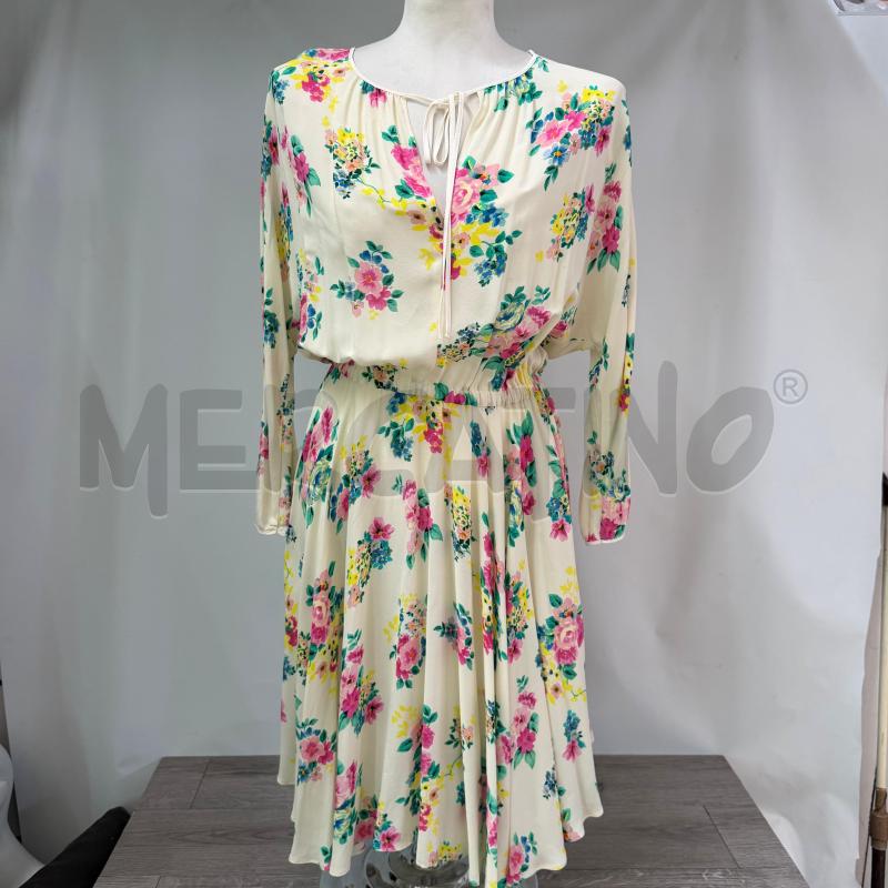 ABITO DONNA YUCCA GIALLO FIORELLINI | Mercatino dell'Usato Casoria 1