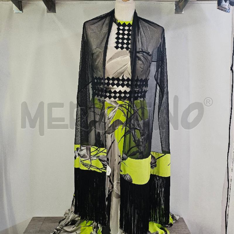 ABITO DONNA  MAESTRI NERO VERDE OCN STOLA | Mercatino dell'Usato Casoria 1