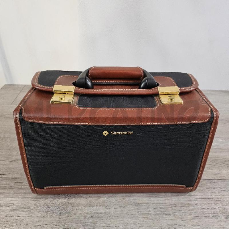 BEAUTY CASE SAMSONITE NERO MARRONE | Mercatino dell'Usato Casoria 1