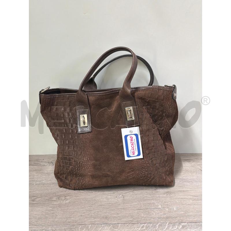 BORSA DONNA PULICATI MARRONE  | Mercatino dell'Usato Casoria 1