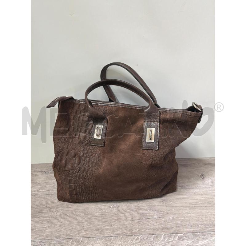 BORSA DONNA PULICATI MARRONE  | Mercatino dell'Usato Casoria 2