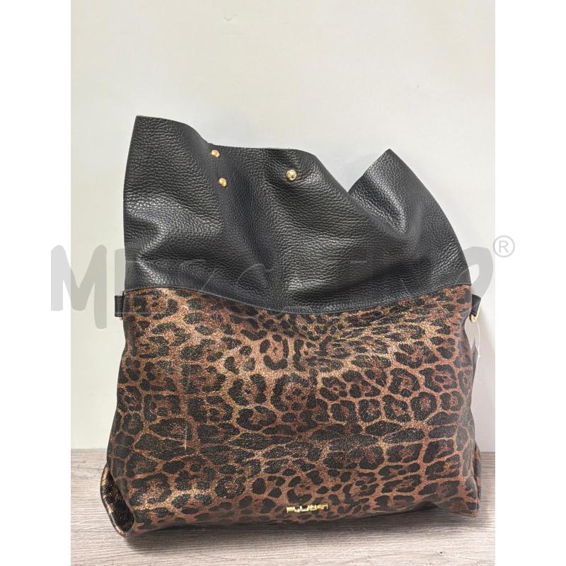 BORSA DONNA PULICATI NERO MACULATO | Mercatino dell'Usato Casoria 1
