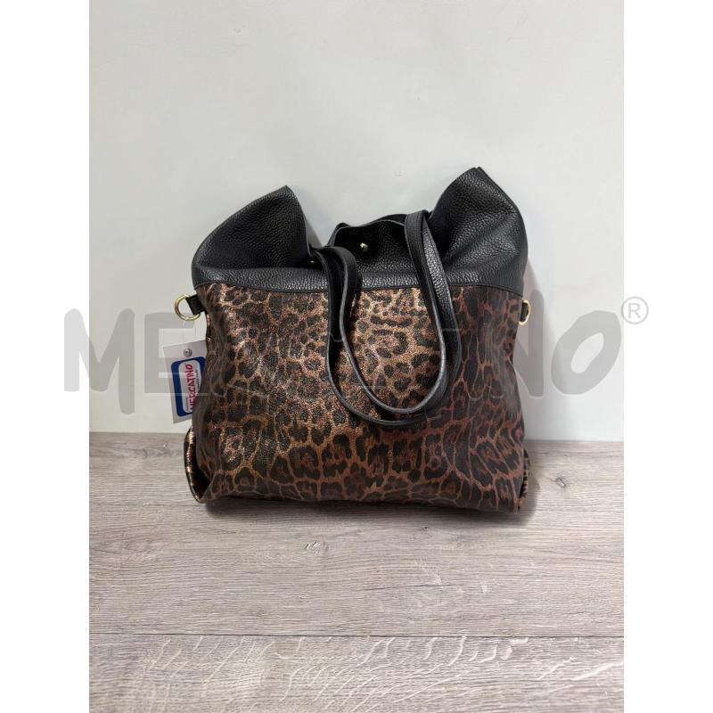 BORSA DONNA PULICATI NERO MACULATO | Mercatino dell'Usato Casoria 2