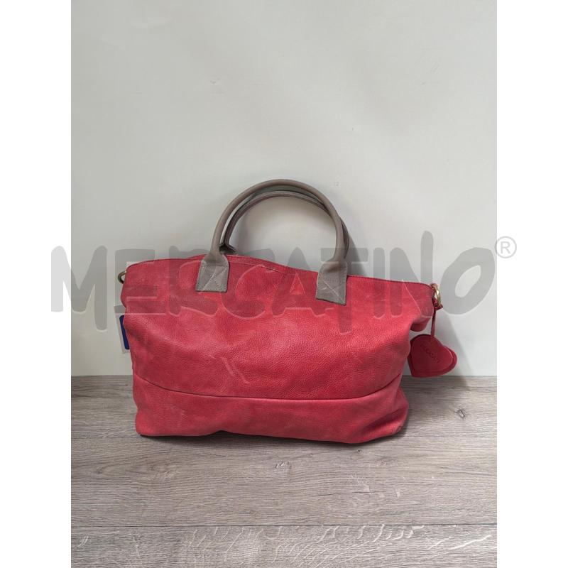 BORSA DONNA PULICATI ROSA GRIGIO | Mercatino dell'Usato Casoria 2