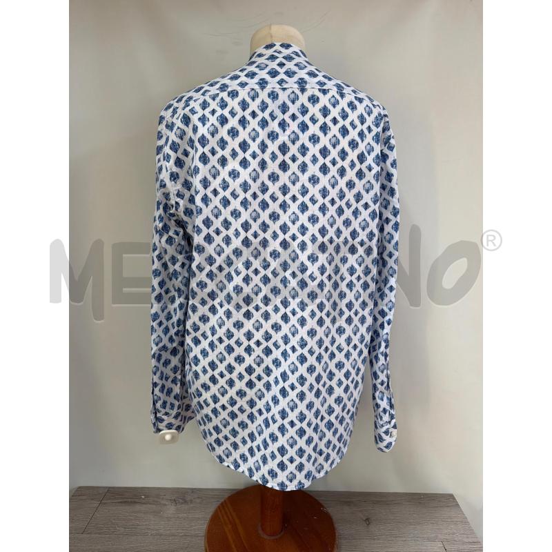 CAMICIA UOMO H BLAINE BIANCO BLU | Mercatino dell'Usato Casoria 3