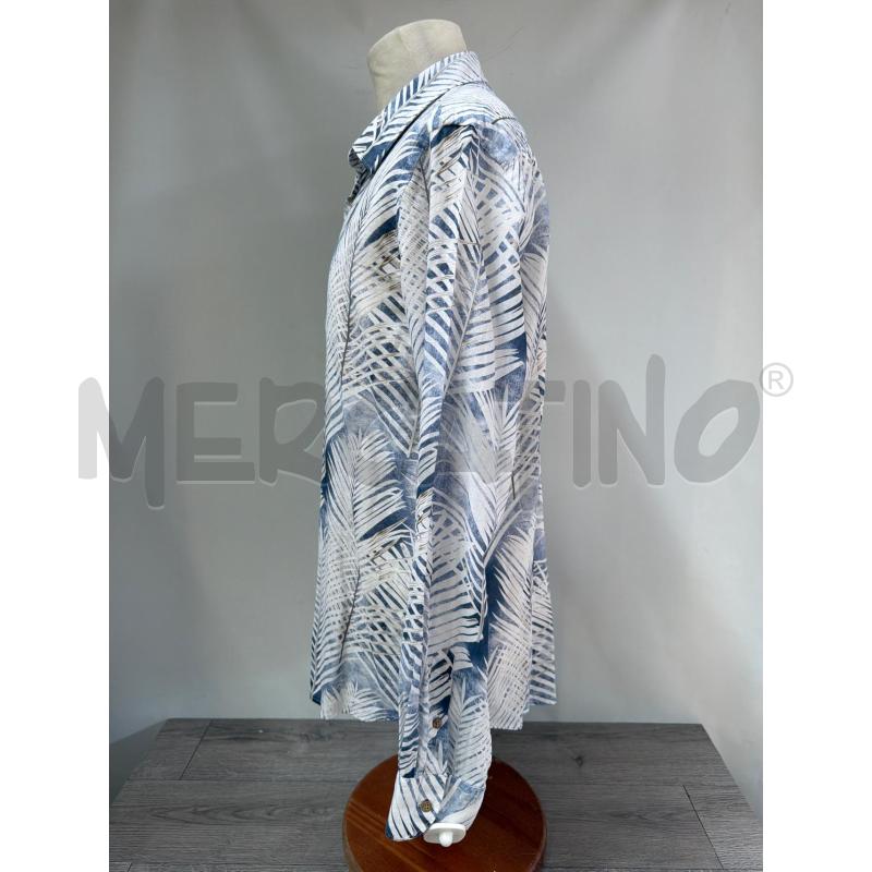 CAMICIA UOMO YES ZEE BIANCO FOGLIE | Mercatino dell'Usato Casoria 2