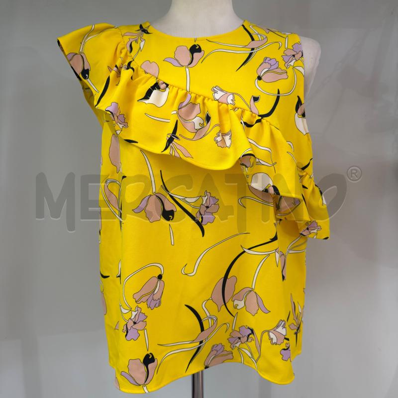 CANOTTA DONNA EMME GIALLO NERO | Mercatino dell'Usato Casoria 1