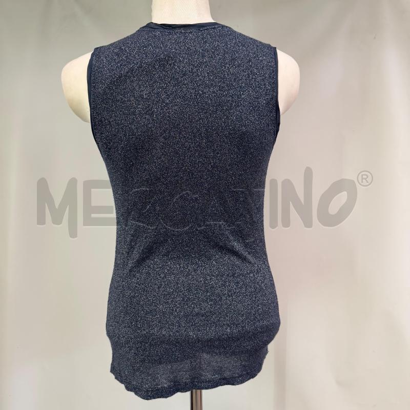 CANOTTA DONNA FALCONERI BLU LUREX | Mercatino dell'Usato Casoria 3