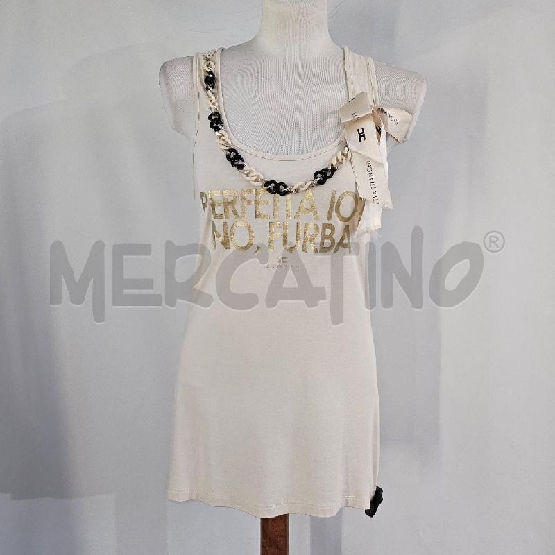 CANOTTA DONNA  E.FRANCHI BEIGE | Mercatino dell'Usato Casoria 1