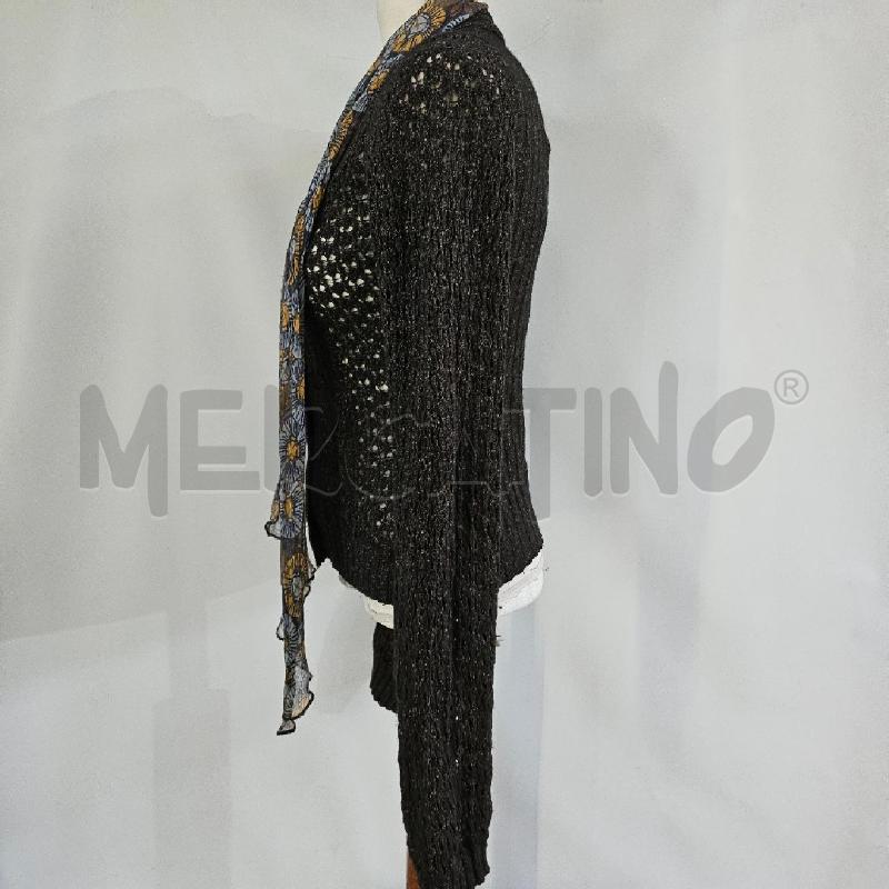 CARDIGAN DONNA TRAFORATO MARRONE | Mercatino dell'Usato Casoria 2