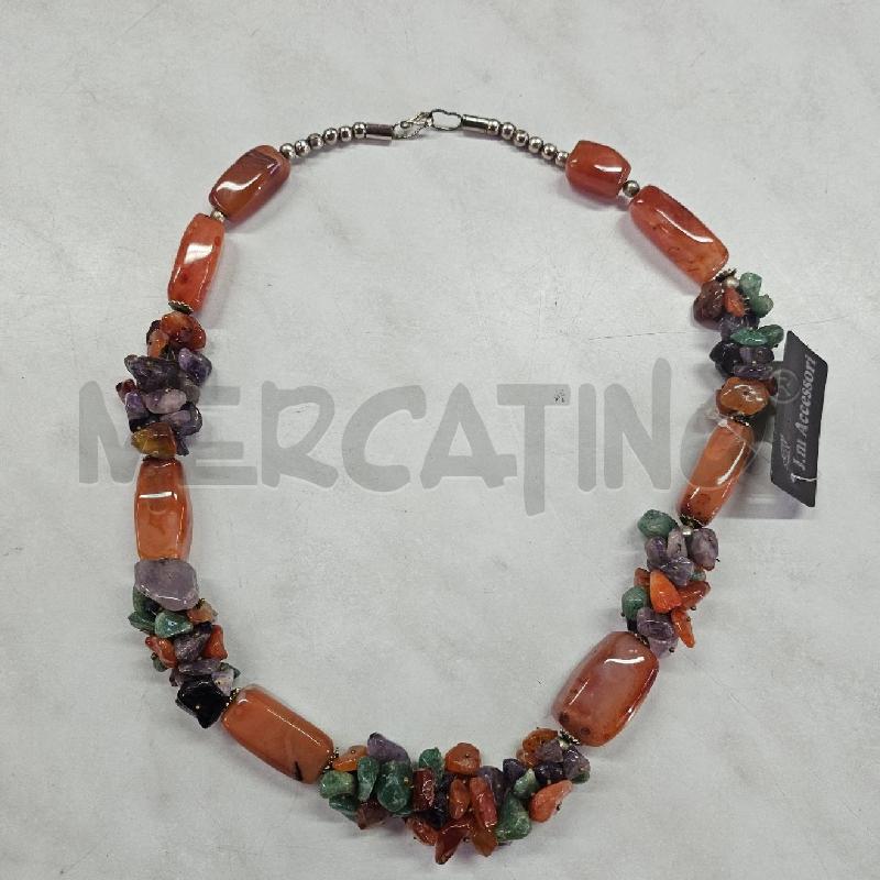 COLLANA PIETRE MARRONI | Mercatino dell'Usato Casoria 2