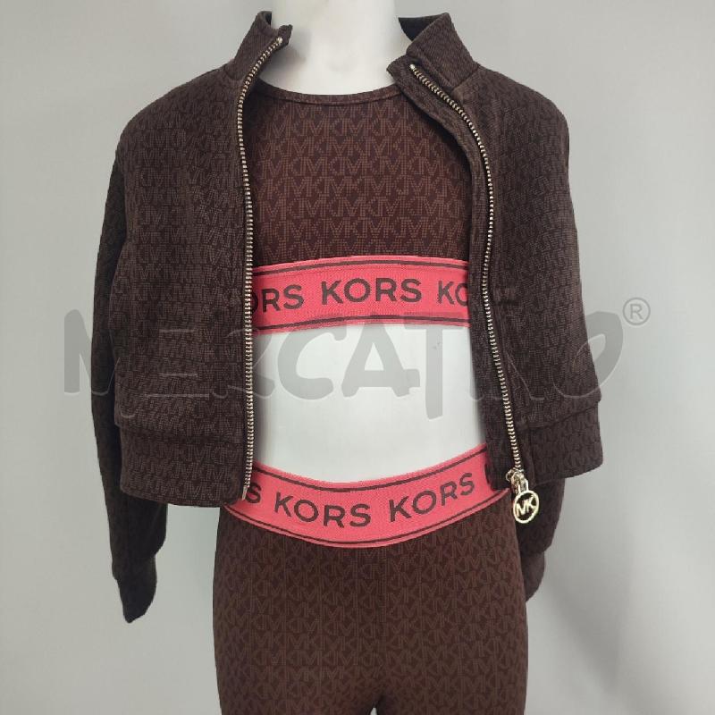 COMPLETO BAMBINA MICHAEL KORS 3 PZ MARRONE | Mercatino dell'Usato Casoria 3