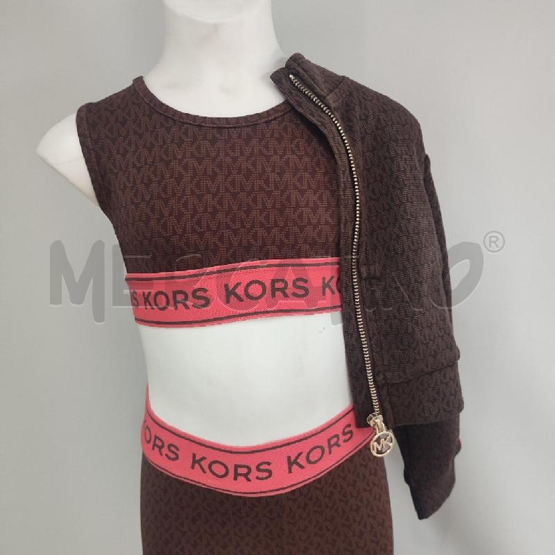 COMPLETO BAMBINA MICHAEL KORS 3 PZ MARRONE | Mercatino dell'Usato Casoria 4