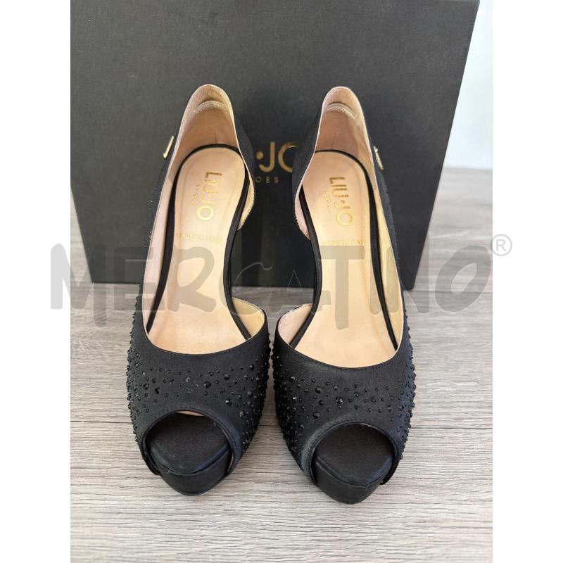 DECOLLETE DONNA LIUJO NERO TACCO | Mercatino dell'Usato Casoria 2