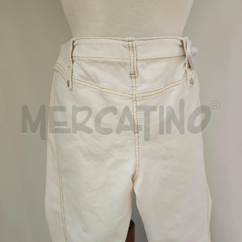 JEANS DONNA R CAVALLI BEIGE | Mercatino dell'Usato Casoria 4