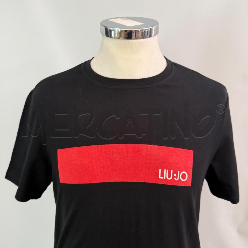 MAGLIA UOMO LIUJO NERO ROSSO | Mercatino dell'Usato Casoria 2