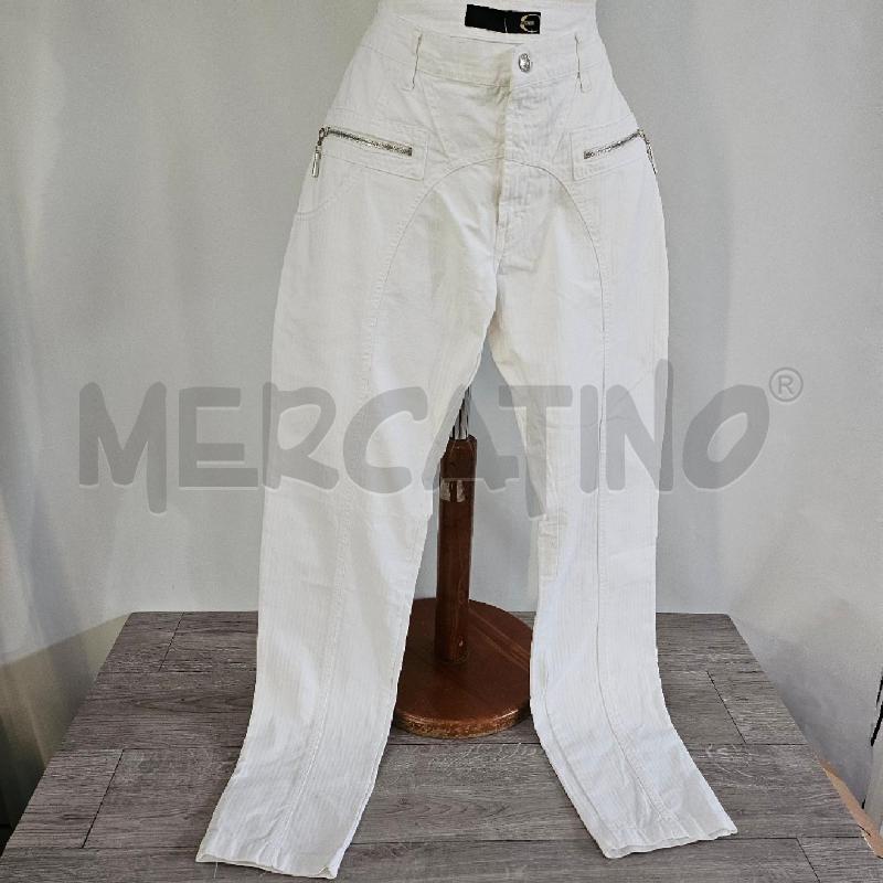 PANTALONE DONNA CAVALLI BIANCO | Mercatino dell'Usato Casoria 1
