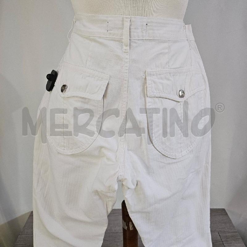 PANTALONE DONNA CAVALLI BIANCO | Mercatino dell'Usato Casoria 3