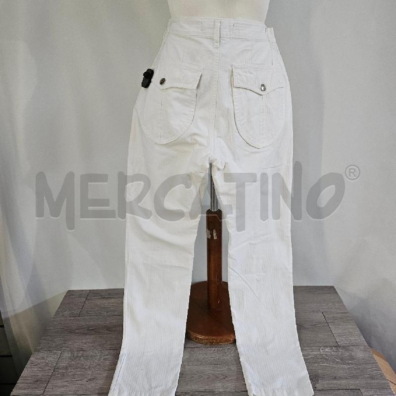 PANTALONE DONNA CAVALLI BIANCO | Mercatino dell'Usato Casoria 4