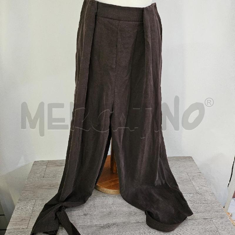 PANTALONE DONNA  ZARA MARRONE  OVER | Mercatino dell'Usato Casoria 3