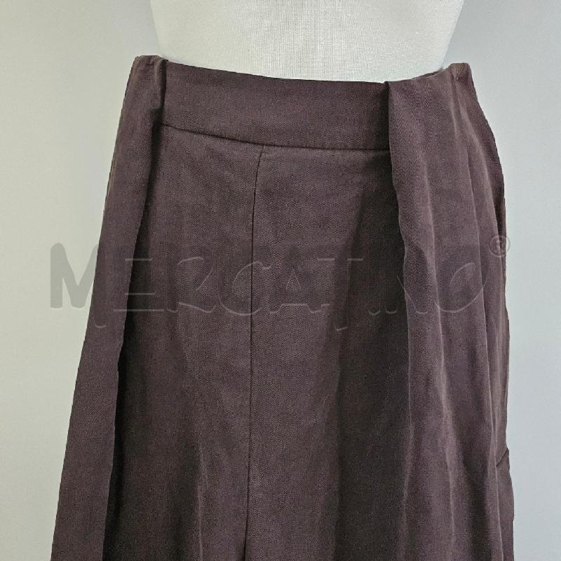 PANTALONE DONNA  ZARA MARRONE  OVER | Mercatino dell'Usato Casoria 4