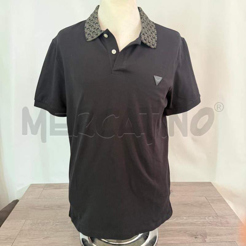 POLO UOMO GUESS NERO  | Mercatino dell'Usato Casoria 1