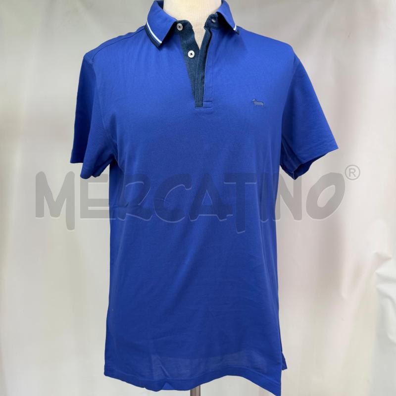 POLO UOMO HARMONT BLAINE BLU | Mercatino dell'Usato Casoria 1