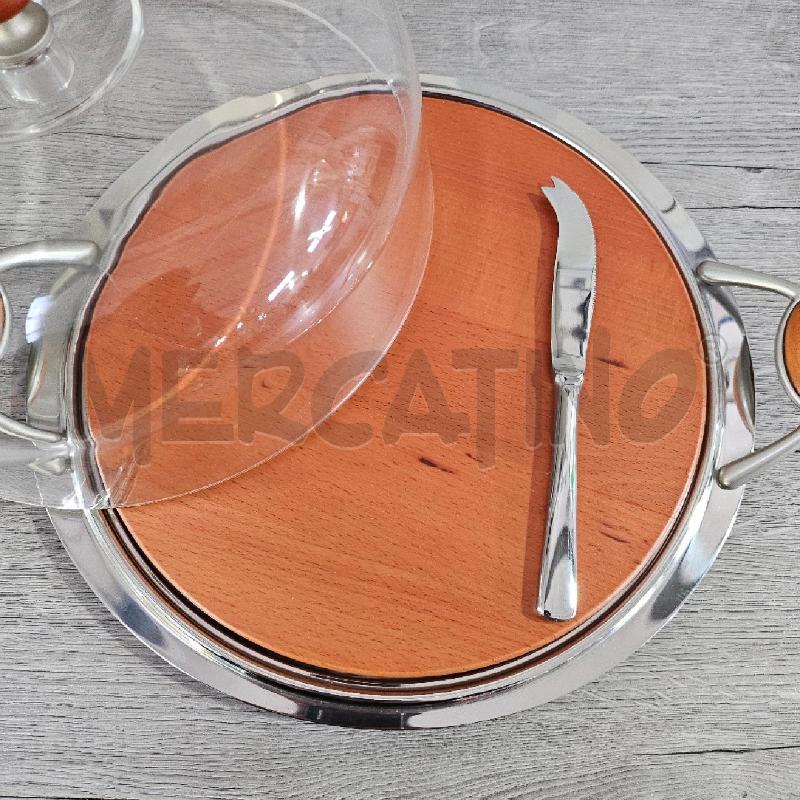 PORTA VIVANDE LEGNO COPERCHIO TRASP | Mercatino dell'Usato Casoria 2