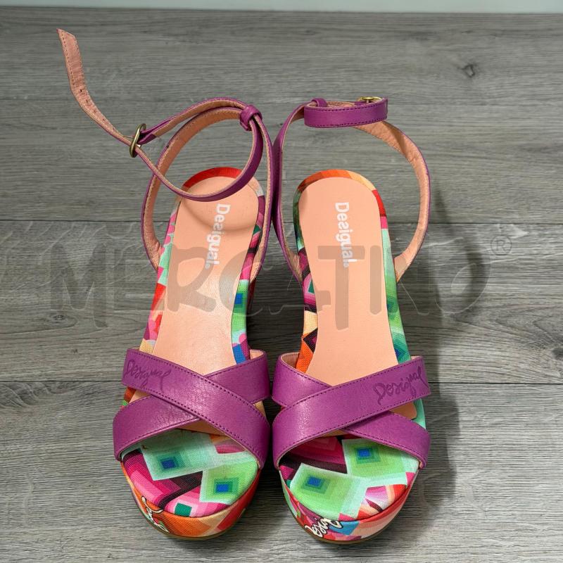 SANDALI DONNA DESIGUAL ROSA | Mercatino dell'Usato Casoria 1