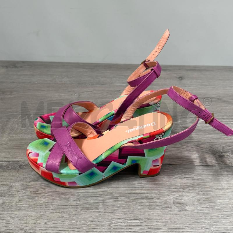 SANDALI DONNA DESIGUAL ROSA | Mercatino dell'Usato Casoria 2