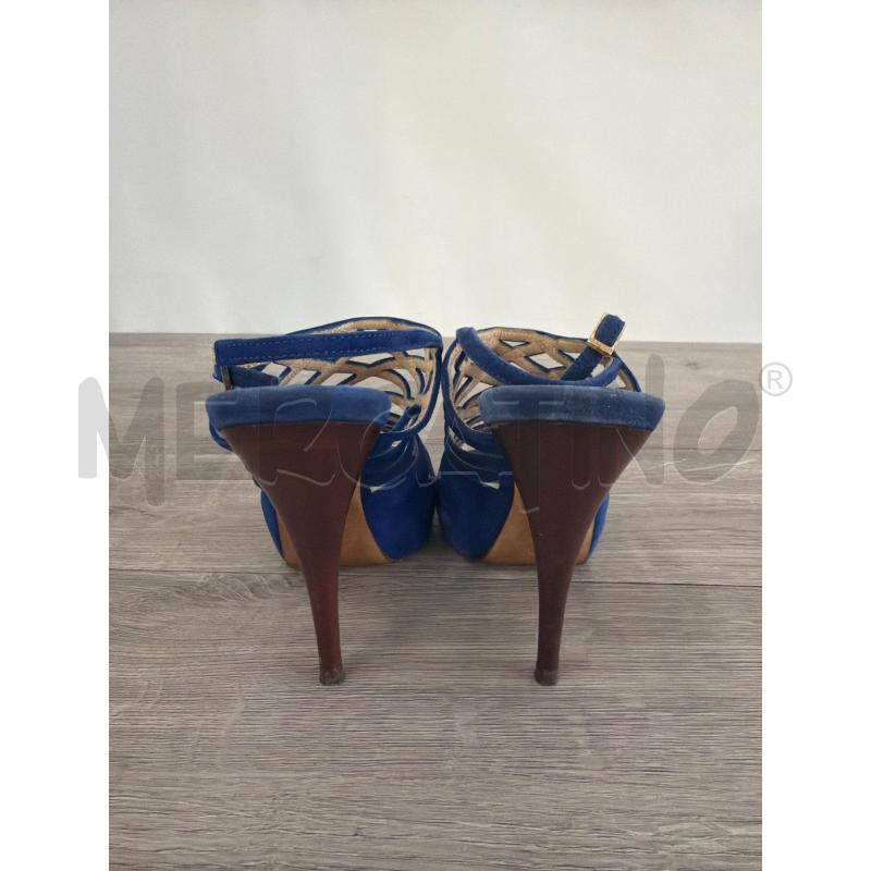 SANDALI DONNA FENDI BLU  | Mercatino dell'Usato Casoria 3